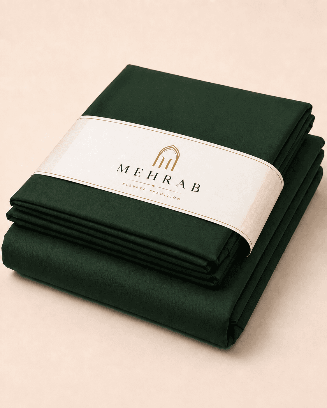 Mehrab Essential Bottle Green Unstitched Shalwar Kameez