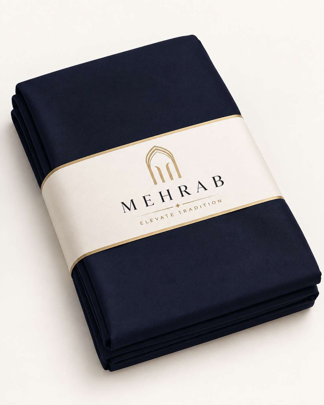 Mehrab Signature Textured Navy Blue Unstitched Suit